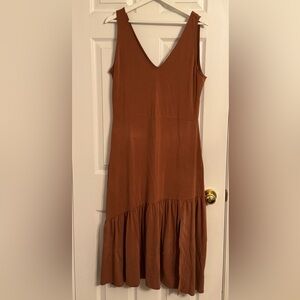 Banana Republic High Low Brown Dress